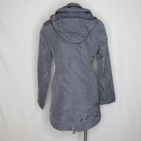 Michael Kors Gray Water Resistant Hooded Jacket Women's XS XSmall - Picture 4 of 9